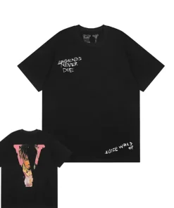 Vlone X Juice Wrld Legends Never Die Black Tee