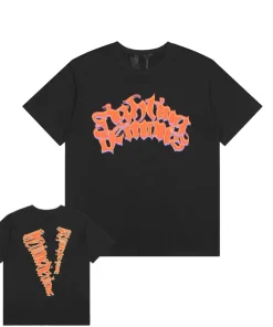 Vlone X Juice Wrld Neon Black Tee