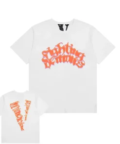 Vlone X Juice Wrld Neon White Tee