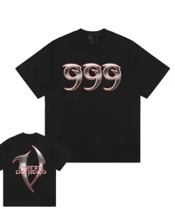 Vlone X Juice Wrld X 999 Blade Black Tee