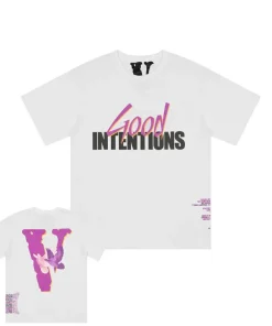 Vlone X Nav Good Intentions Doves White Tee
