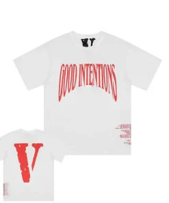 Vlone X Nav Good Intentions White Tee
