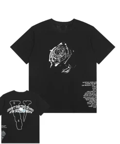 Vlone X Pop Smoke Shoot For The Stars Black Tee