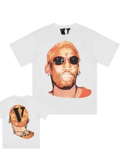 Vlone X Rodman Airbrush White Tee
