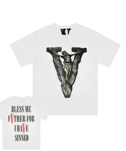 Vlone X Saint Michael White Tee